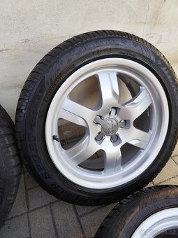 ALU 5x112 r17 AUDI + PNEU - PĚKNÁ SADA - 4