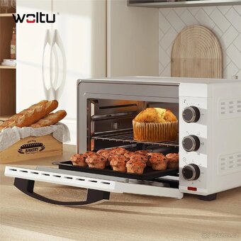 Mini trouba WOLTU, trouba na pizzu 32 l, 1600 W - 4