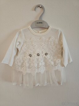 Luxusní Slavnostní Šaty pro nejmenší 3 - 6 Měsíců - 4