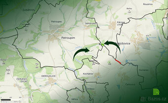 Prodej louky KÚ Kozmice u Benešova LV54 a KÚ Petroupim LV55 - 4