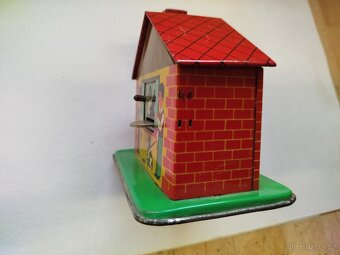 Retro kovová kašička domecek - 4