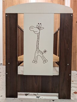Dětská postýlka dřevěná 120x60 cm - 4