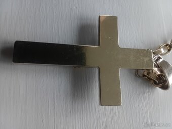 Zlatý řetěz s křížem. ★★★79g★★★ 14K ZLATO 585/1000 - 4
