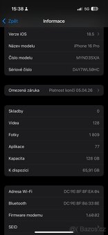 Iphone 16 Pro. Jak novy- měsíc starý - 4