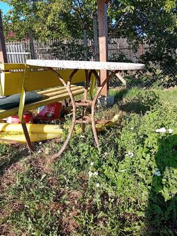 Litinová lavička a stůl (projekt) - 4