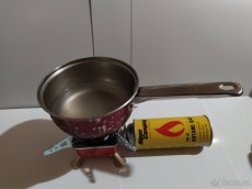 Plynový vařič mini + 1 kartuše zdarma - 4