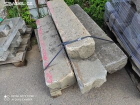 Staré kamenné obrubníky, obruby, žulové obrubníky - 4