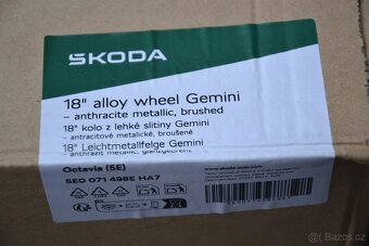 Škoda Octavia III (i RS) –NOVÉ 18 Alu disky 7Jx18 ET51, - 4