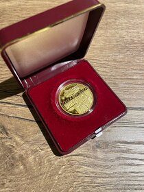 Zlatá mince ČNB 5000 Kč Město Mikulov 2022 PROOF - 4