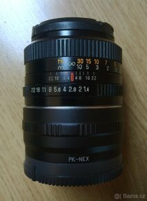 Auto Revuenon MC 50mm 1.4 Japan pro Pentax K (Sony E) - 4