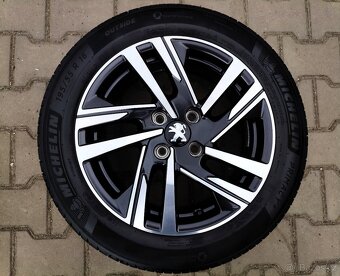 Alu kola originál Peugeot 208 4x108 R16 KRÁSNÁ SADA - 4
