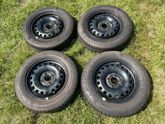 14" plechová kola – 4x100 R14 VW, ŠKODA, OPEL- Letní 80% - 4
