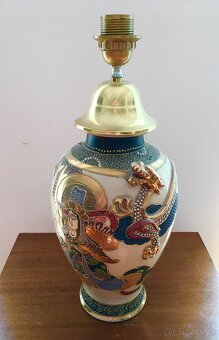 Lampa s japonskou vázou Satsuma - 4