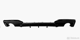 Difuzor na BMW 6 - F06/F12/F13 - černý lesk - 4