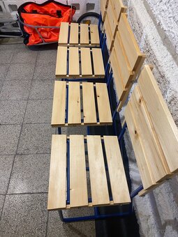 Retro židle, školní lavice, stůl, renovace - 4