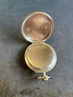 Pánské stříbrné kapení hodinky SCHAFFHAUSEN s černým číselní - 4