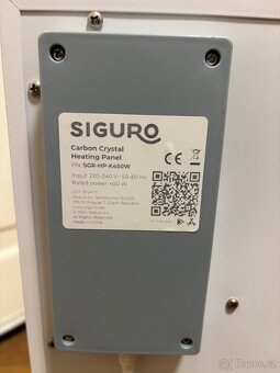 Siguro Infrapanel, přímotop s termostatem - 4