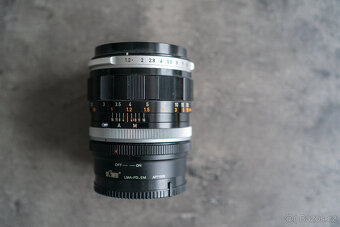 Canon FL 55 1.2 + adaptér na sony E mount - 4