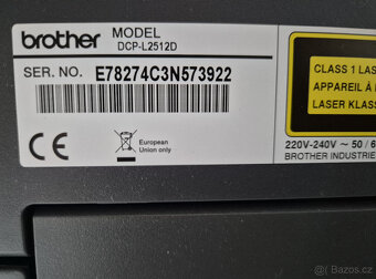 Tiskárna Brother DCP-L2512D s novým originál tonerem - 4