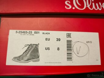 Dámské boty zn. s.Oliver, vel 39 - 4