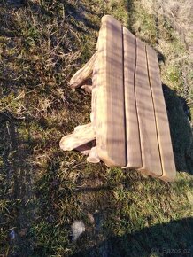 Rustikální  dubový stůl - 4