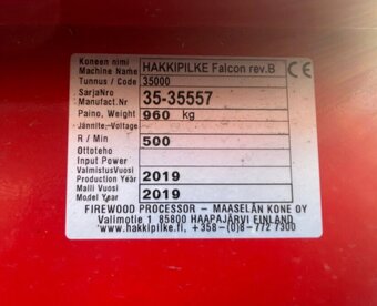 Štípací automat HakkiPilke Falcon 35 - 4