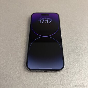 iPhone 14 Pro 128GB deep purple, pěkný stav, rok záruka - 4