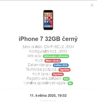 iPhone 7 32GB černý komplet 1 - 4