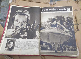 Vázané noviny z roku 1960 Svět v obrazech - 4