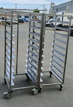 Zavážecí vozík transportní nerezový gastro - 4