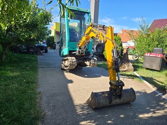 Minibagr Yanmar B15-3 Rv.2005 najeto 3900mth 4x lžíce - 4