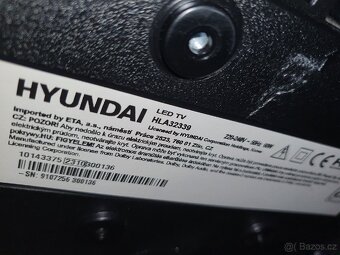 Prodám LED Android Smart TV Hyundai 82cm, DVB T2, WiFi - 4