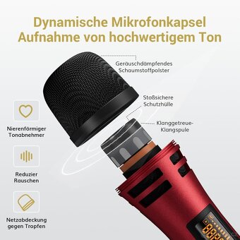 Bezdrátový mikrofonní systém TONOR TW350 - 4