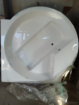 Rohová akrylátová vana 165x165 - 4