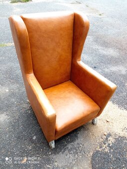 Křeslo koženkové - 4