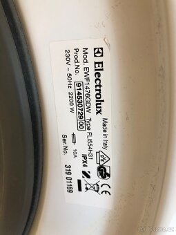 Pračka Electrolux Inverter Steam system - 4