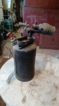 Starožitný Benzínový Hořák / Letovací Lampa - 4