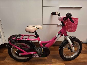 Dětské kolo vel.14 + helma a kolečka - 4