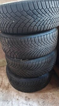 Zimní pneu 205/55/R16 Continental + plechy - 4