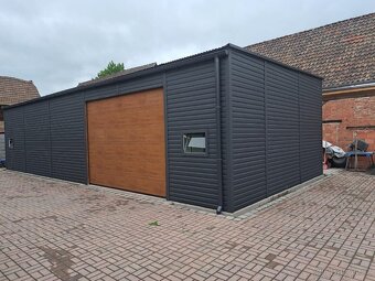 Plechová garáž 12x6m - 4