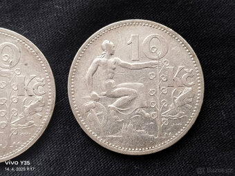 3x 10 kč 1930, 31, 32 Československo - 4