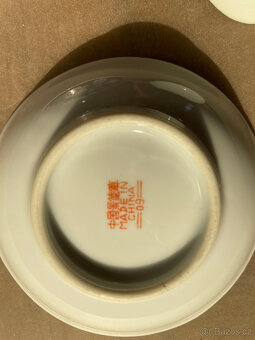 Čínský porcelán - 3 dílná sada na polévku - 4
