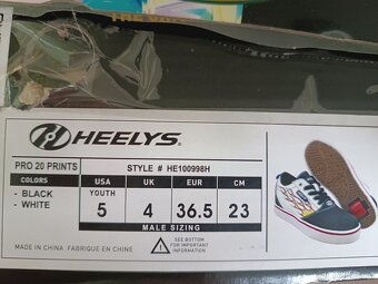 Boty na kolečkách vel. 36.5 heelys - 4