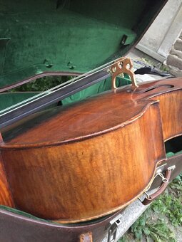 Staré violoncello s pouzdrem - 4