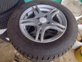 Alu kola R14, 4x98 a nové zimní pneu - 4