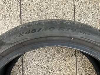 245/40 R19 Pirelli PZERO 2 kusy letní - 4
