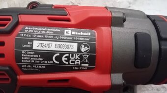 Příklepová aku vrtačka Einhell TP-CD 18 Li-i BL - 4