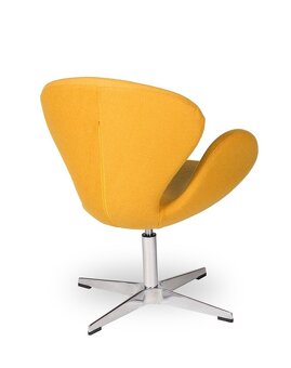 Designová otočná křesla SWAN, neprosezená, levně - 4