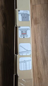 Sušák na prádlo na zábradlí sklopný - 4