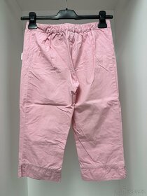 Dívčí růžové tříčtvrteční kalhoty - 4